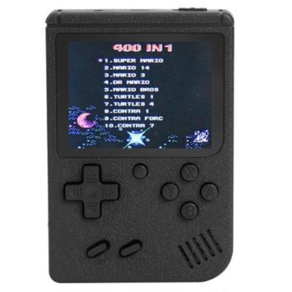 Video Games & Consoles Handheld Video Games Console Builtin 40 Retro Classic Games Black